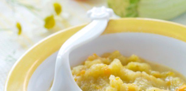 Chicken and sweetcorn puree