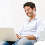 134729548 Man on laptop 150x150 1 week pregnant: Men’s health and lifestyle tips to boost fertility and sperm health