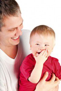 147305843 Father and son laughing 201x300 Stay at home dad: Toby made the switch and couldn’t be happier