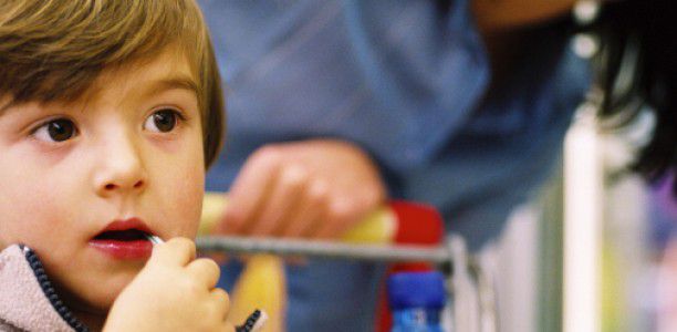 Parents losing pester power battle at the supermarket