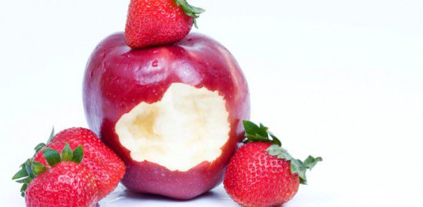 Strawberry apple puree