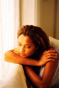 Sad woman 200x300 Miscarriage: Sue’s journey