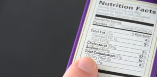 Nutritional label