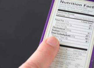 Nutritional label