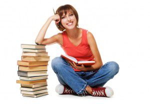 110932584 Woman with books