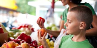 Fresh veg and fruit