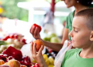 Fresh veg and fruit