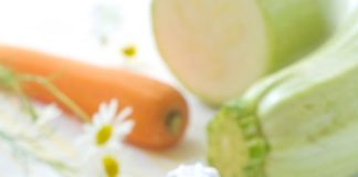 Baby food in a bowl with white spoon.