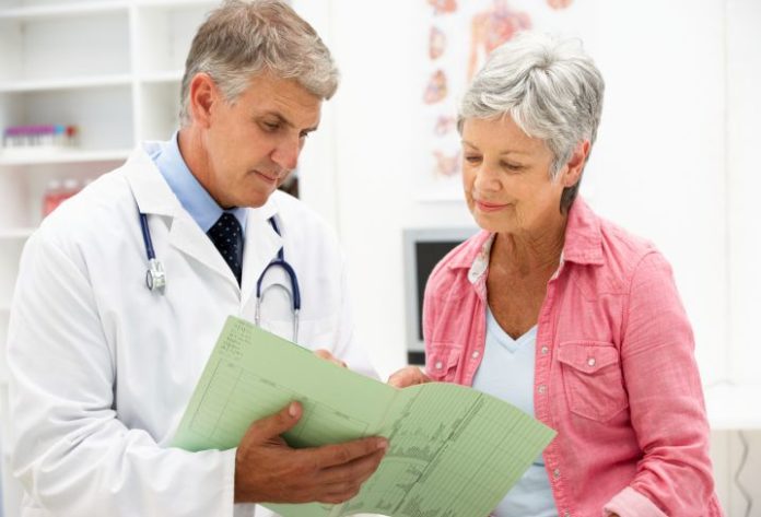 Doctor and female patient