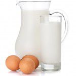 Milk and eggs