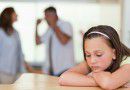 Girl with parents fighting