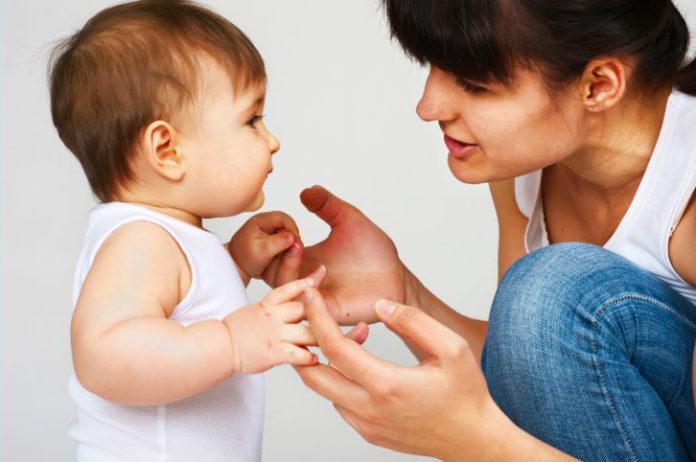 Woman with baby