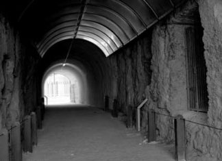 dark prison tunnel
