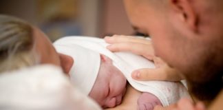 Parents with newborn