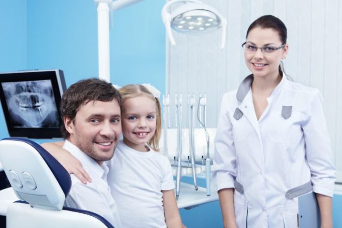 Child at dentist