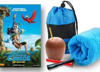 Robinson Crusoe movie prize pack