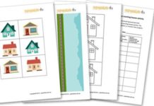 counting houses worksheets