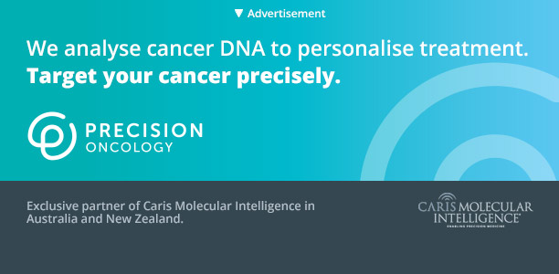 Precision Oncology banner ad