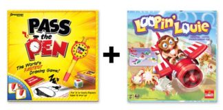 Pass the Pen & Loopin' Louie prize pack