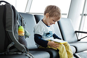 Boy with bag