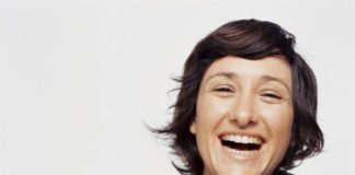 Woman laughing