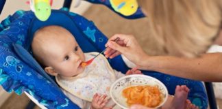 How to feed a baby