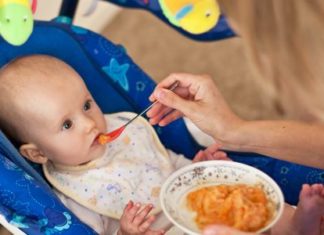 How to feed a baby