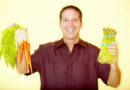 Man holding vegetables