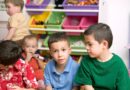 Boys at school or play group