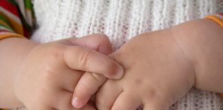 Toddler's hands