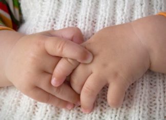 Toddler's hands