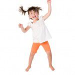 Little girl jumping