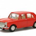 Toy model of red sixties car