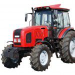 New tractor on white background