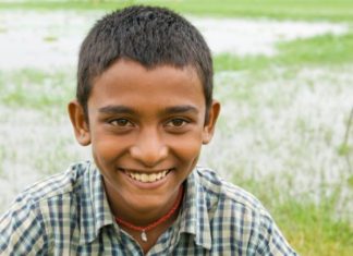 Smiling Indian Boy