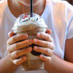 Girl drinking coffee