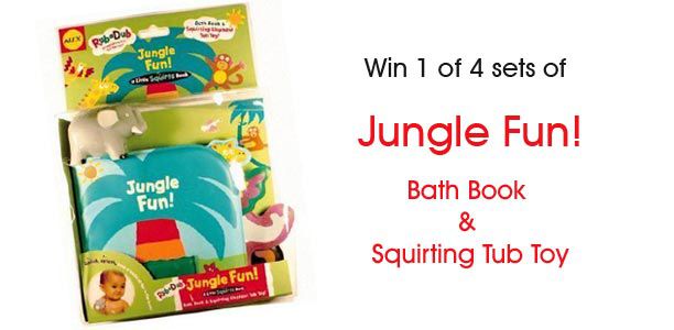 Bath Book And Squirting Tub Toy