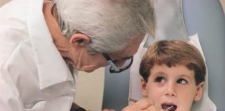 Boy at the dentist's