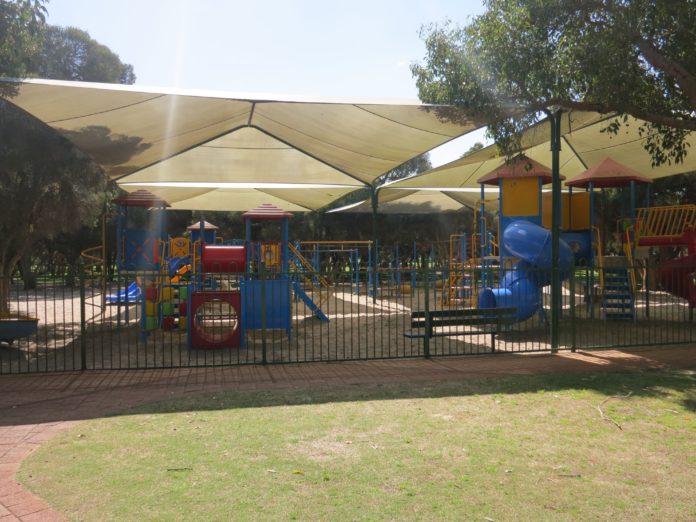 Slides and play area