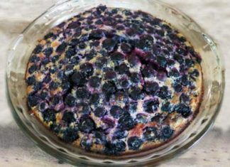 blueberry clafoutis