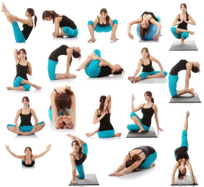 Exercise and Yoga positions