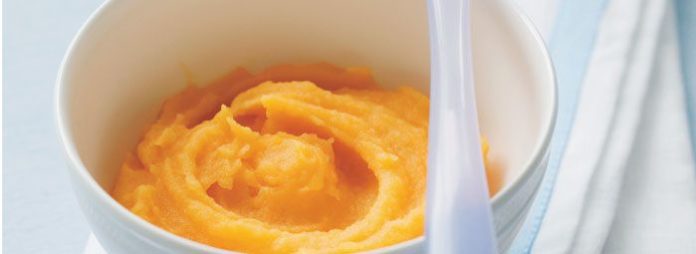 Potato and pumpkin puree