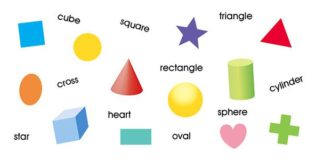 shapes flashcards