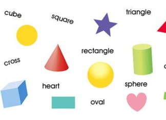 shapes flashcards